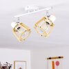 Rieti Lámpara de Techo Blanca, 2 luces