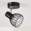 Lámpara de Techo Bolderslev Cromo, Negro, 1 luz