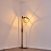 Haervej Lámpara de Pie Madera oscura, Negro, 1 luz