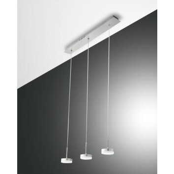 Fabas Luce Dunk Lámpara Colgante LED Aluminio, 3 luces