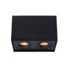 Lucide TUBE Lámpara de Techo Negro, 2 luces