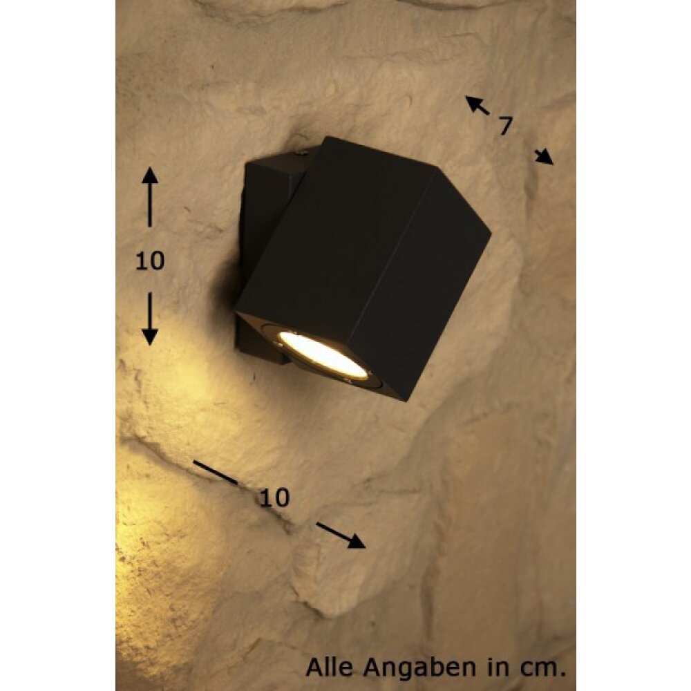 Trio TIBER Aplique para exterior LED Negro, 3 luces main product photo