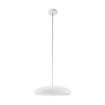 EGLO connect RIODEVA-C Lámpara Colgante LED Blanca, 1 luz, Cambia de color