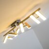 Sakami Lámpara de techo LED Níquel-mate, 8 luces