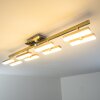 Sakami Lámpara de techo LED Níquel-mate, 8 luces