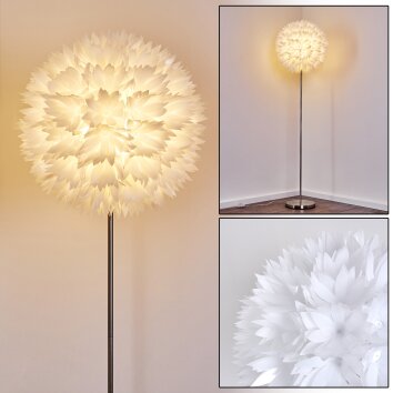 Murten Lámpara de Pie Blanca, 1 luz