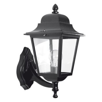 KS Verlichting Sorrento Aplique Negro, 1 luz