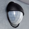 Carano Aplique para exterior LED Negro, 1 luz, Sensor de movimiento