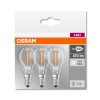 Osram LED E14 4 Watt 4000 Kelvin 470 Lumen Paquete de 3