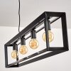 Traryd Lámpara Colgante Negro, 4 luces