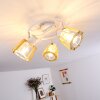Rieti Lámpara de Techo Blanca, 3 luces
