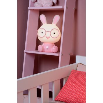 Lucide DODO Rabbit Lámpara de escritorio LED Rosa, 1 luz