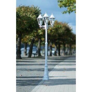 Lutec BRISTOL Candelabro Blanca, 3 luces