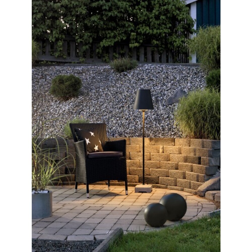 Konstsmide Lucca Lámpara de pie Negro, 1 luz main product photo