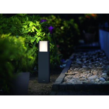 Philips myGarden ARBOUR Poste de Jardín LED Gris, 1 luz