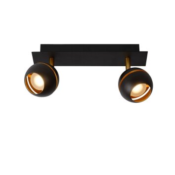 Lucide BINARI Foco LED Negro, 2 luces