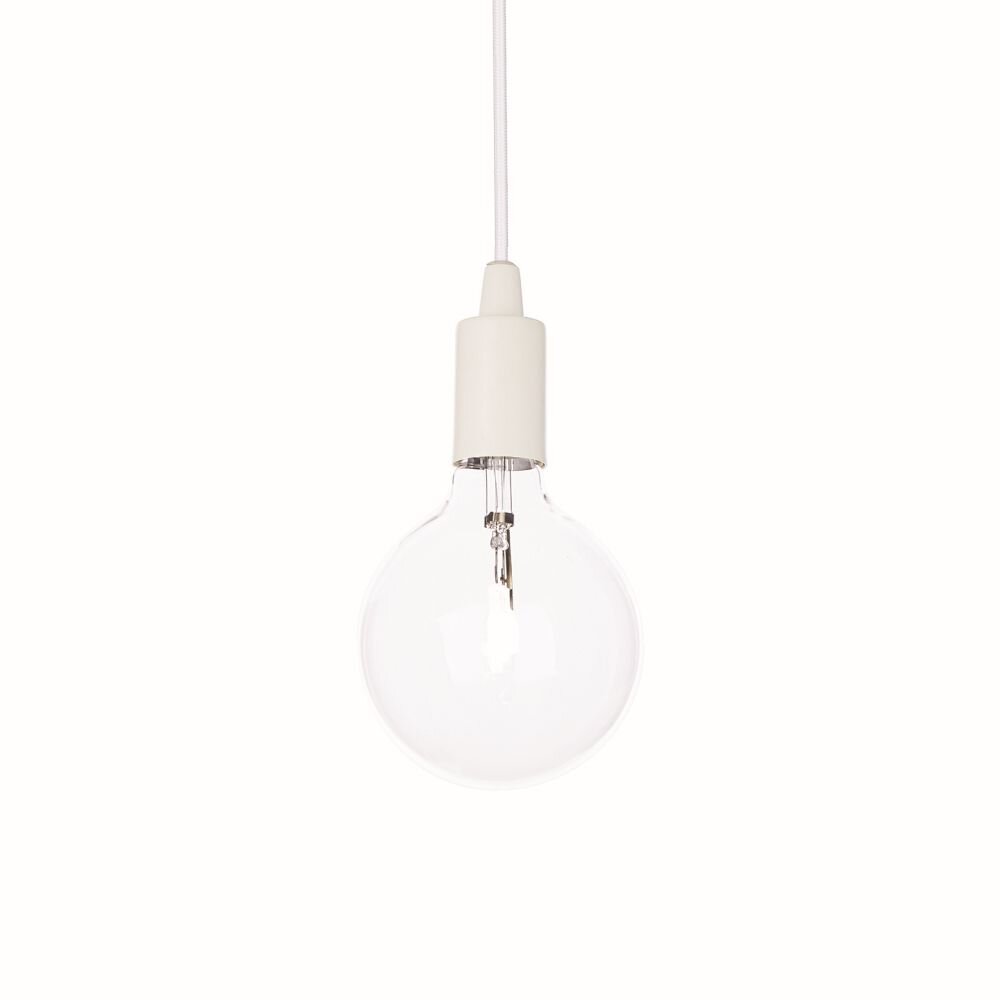 Ideal Lux EDISON Lámpara Colgante Blanca, 1 luz main product photo
