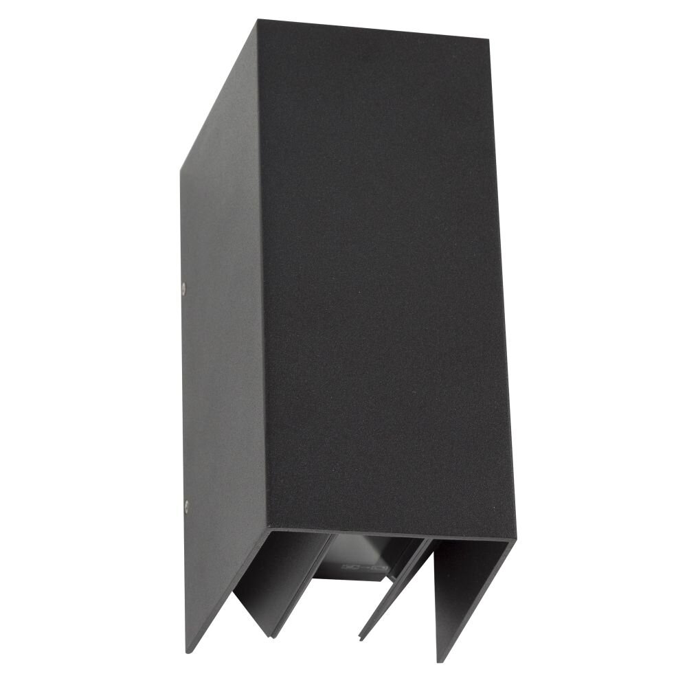KS Verlichting Channel Aplique LED Negro, 2 luces main product photo