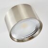 Kristallo Lámpara de Techo LED Níquel-mate, 1 luz