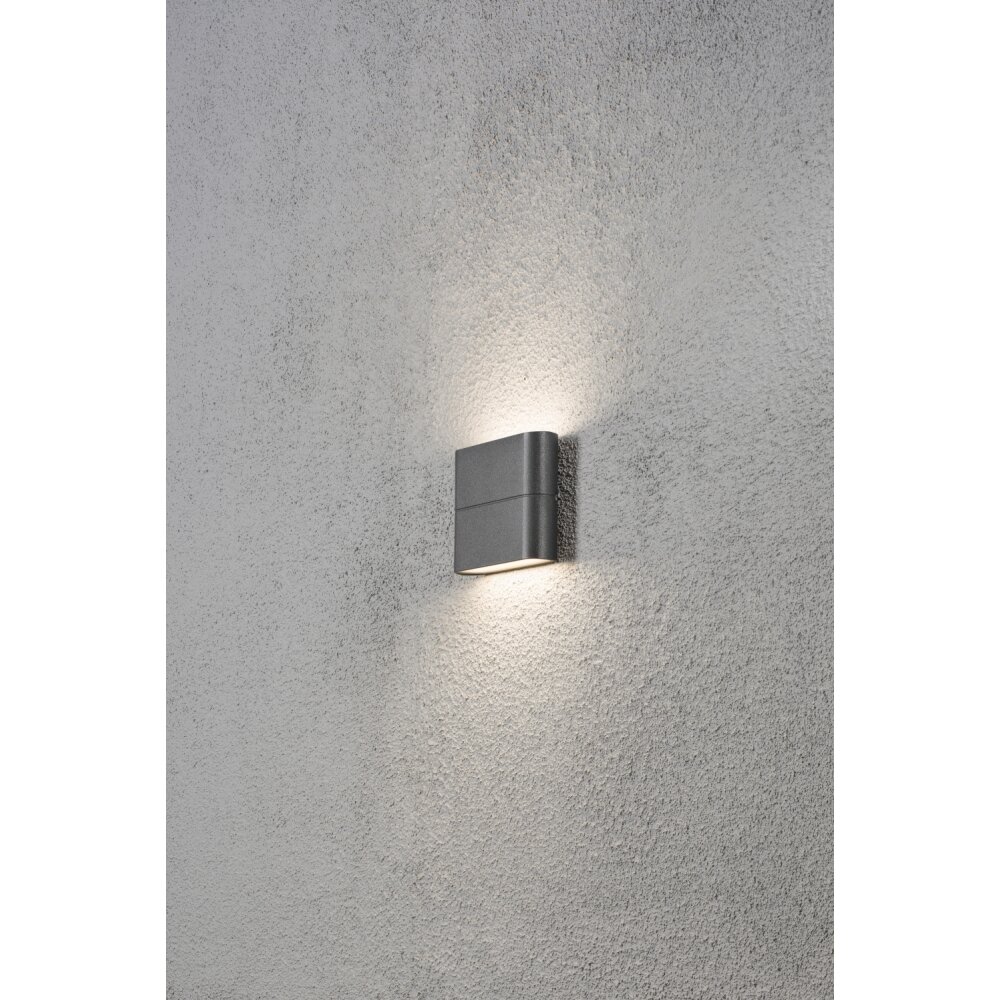 Konstsmide Chieri Aplique LED Antracita, 2 luces main product photo