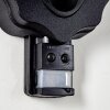 Valtimo Aplique para exterior Negro, 1 luz, Sensor de movimiento Valtimo Aplique para exterior Negro, 1 luz, Sensor de movimiento