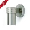 Brilliant Hanni Foco de pared para exterior Acero inoxidable, 1 luz