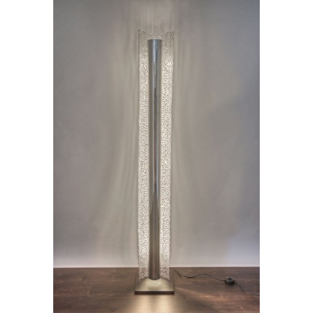 Holländer UTOPISTICO Lámpara de pie Negro, Plata, 1 luz main product photo