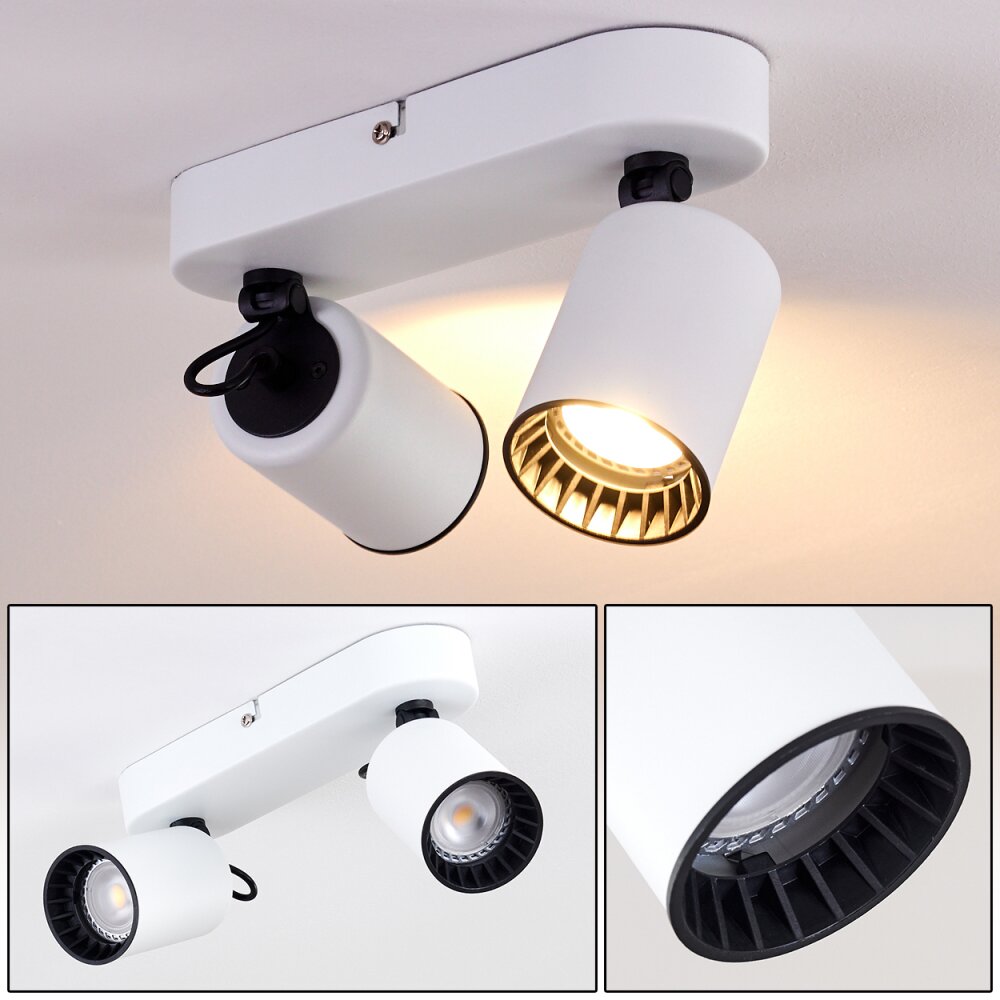 Kullaberg Lámpara de Techo Blanca, 2 luces main product photo