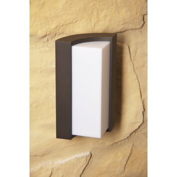 Trio SUEZ Aplique para exterior LED Negro, 1 luz