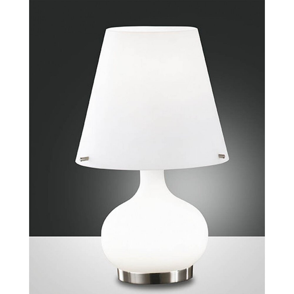 Fabas Luce ADE Lámpara de mesa Níquel-mate, 2 luces main product photo