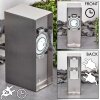 Abilene Enchufes de exterior Color acero inoxidable, Gris
