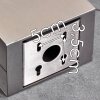 Abilene Enchufes de exterior Color acero inoxidable, Gris