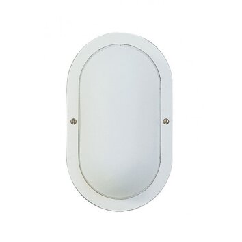 Albert 6037 Aplique para exterior Blanca, 1 luz