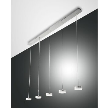 Fabas Luce Dunk Lámpara Colgante LED Aluminio, 5 luces