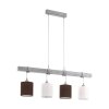 Eglo TOWNSHEND Lámpara Colgante Blanca, 4 luces