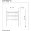 Lucide DIGIT Aplique LED Antracita, 1 luz