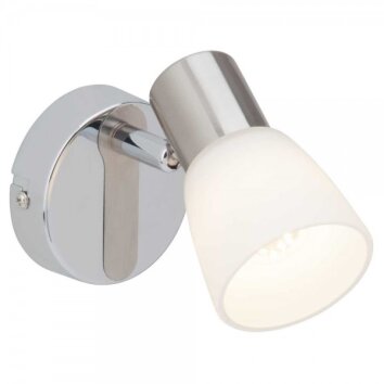 Brilliant Janna Foco de pared Cromo, Blanca, 1 luz