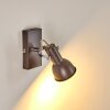 Danikon Aplique Marrón, Cromo, 1 luz