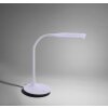 Leuchten-Direkt RAFAEL Lámpara de Mesa LED Blanca, 1 luz, Sensor de movimiento