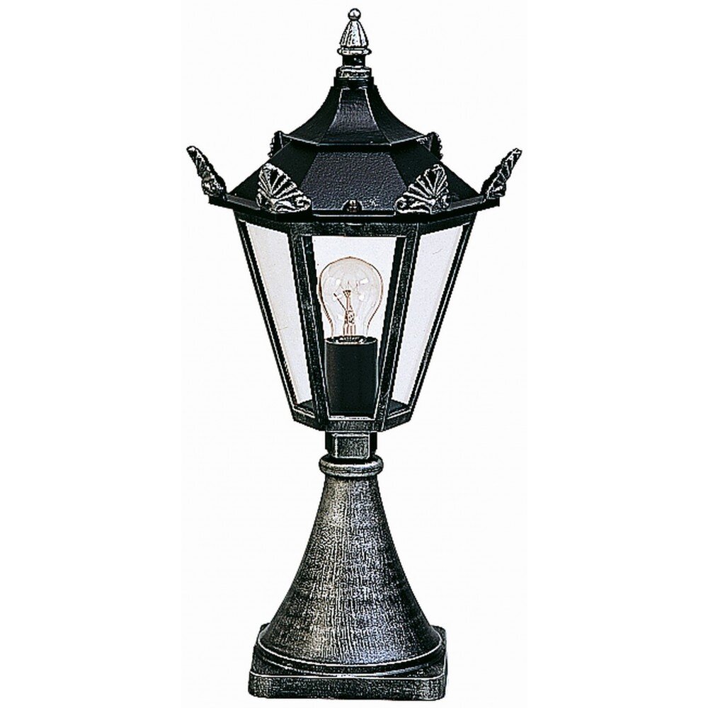 Albert 533 Poste de jardin Negro, Plata, 1 luz main product photo