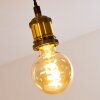 Rimforsa Lámpara de Techo Marrón, Latón, Color óxido, 6 luces