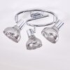 Esberg Lámpara de Techo Cromo, 3 luces