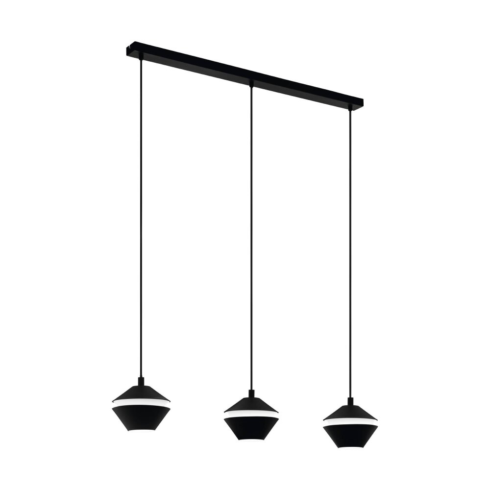 Eglo PERPIGO Lámpara Colgante LED Negro, 3 luces main product photo