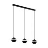 Eglo PERPIGO Lámpara Colgante LED Negro, 3 luces