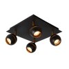 Lucide BINARI Foco LED Negro, 1 luz