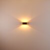 Aplique Dapp Negro-dorado, 1 luz