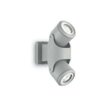 Ideal Lux XENO Aplique para exterior Gris, 2 luces