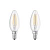 Osram LED E14 4 Watt 2700 Kelvin 470 Lúmenes paquete de 2