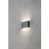 Konstsmide Chieri Aplique LED Antracita, 2 luces