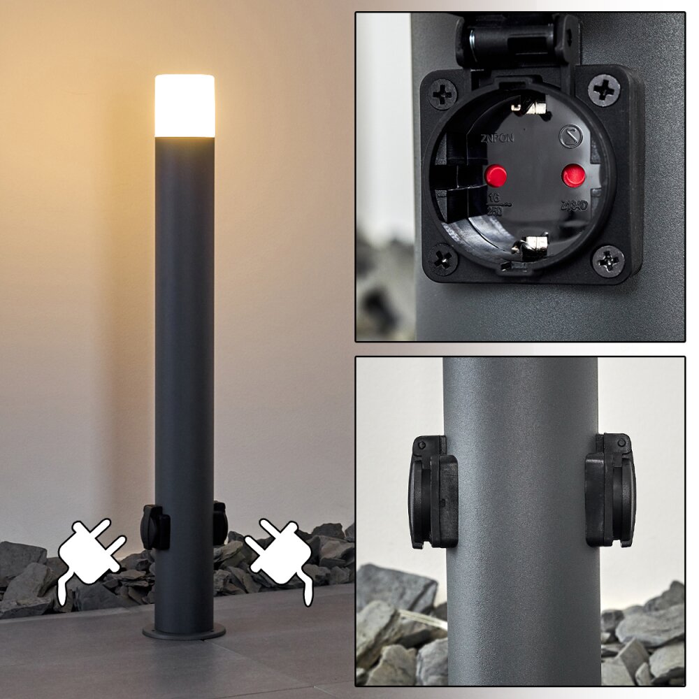 Buhrkall Poste de Jardín Antracita, 1 luz main product photo